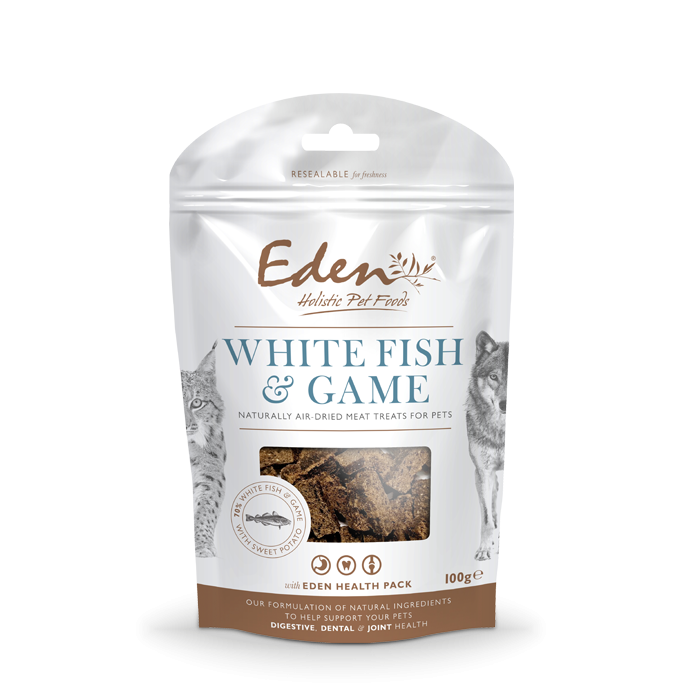 Eden Dog & Cat Treats White Fish with Game