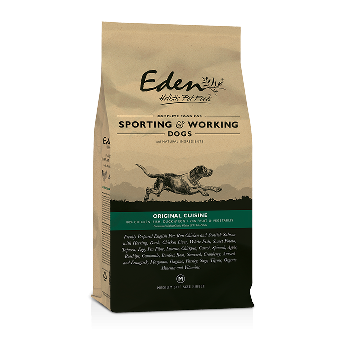 Eden Working Dog Food: 80/20 Original Cuisine Medium Kibble 15kg