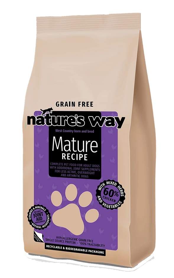 Nature's Way Dog Food: Grain Free Mature Chicken