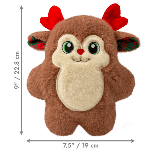 KONG Christmas Snuzzles Reindeer Medium