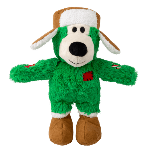 KONG Christmas Wild Knots Bear Green Small/ Medium