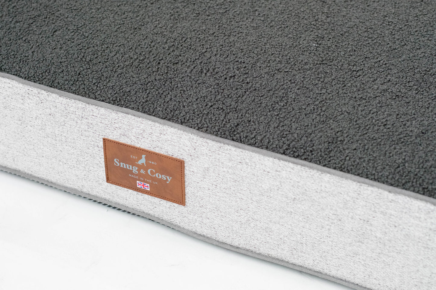 Snug & Cosy Heritage Tweed Memory Foam Dove Grey Mattress
