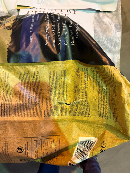 Eden Working Dog Food: 80/20 Fish Cuisine Small Kibble 15kg (Damaged Bag)