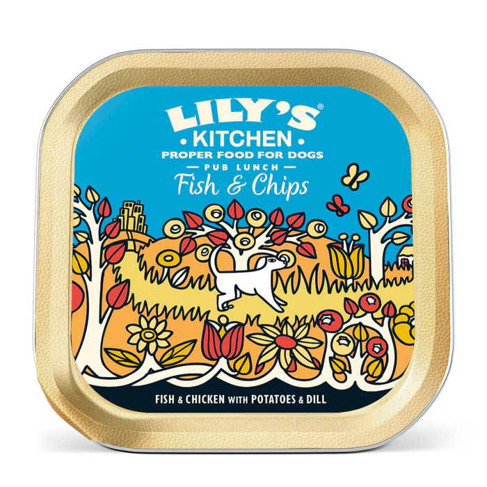 Lily's Kitchen Wet Dog Food: Fish & Chips 150g
