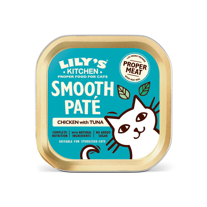 Lily's Kitchen Wet Cat Food: Chicken with Tuna Pate 85g
