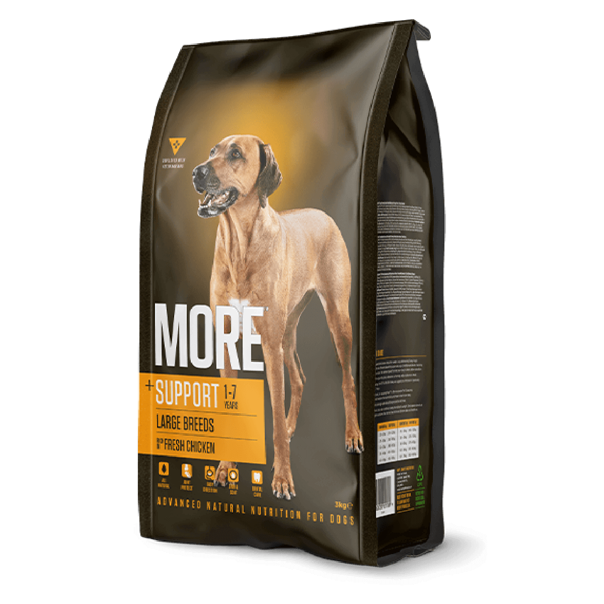 MORE Dog Food: +Support Large Breed Chicken 12kg