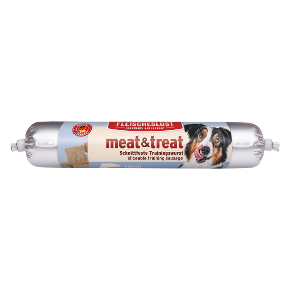 Fleischeslust Meat & Treat Fish Dog Treat 80g