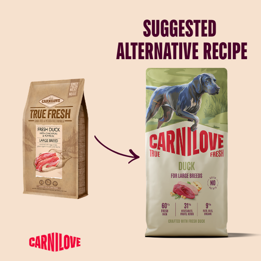 Carnilove Dog Food: True Fresh Adult Large Breed Duck