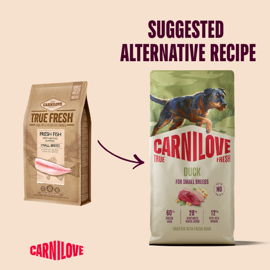 Carnilove Dog Food: True Fresh Adult Small Breed Duck