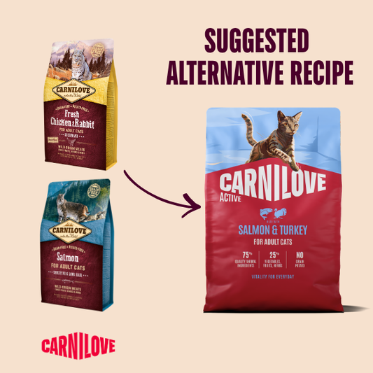 Carnilove Cat Food: Active Adult Salmon & Turkey