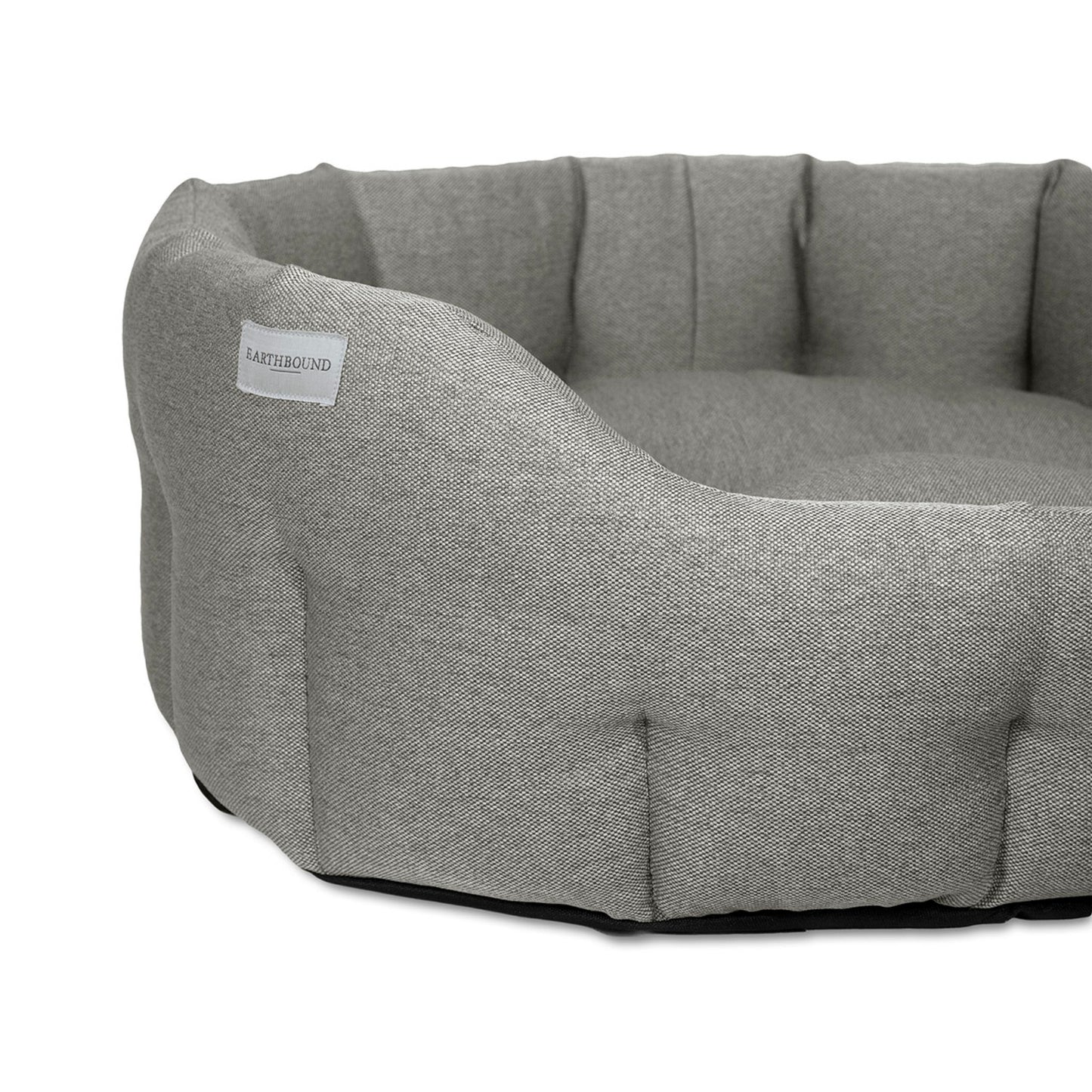 Earthbound Round Camden Bed Grey