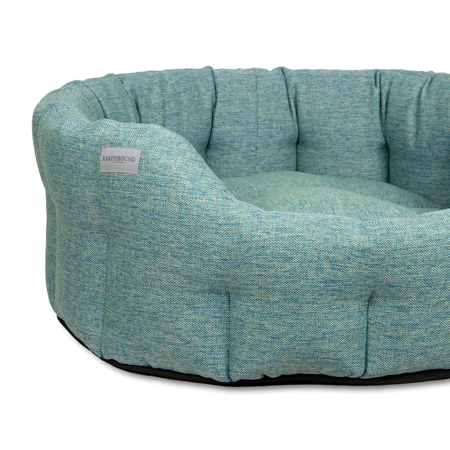 Earthbound Round Marlow Bed Turquoise