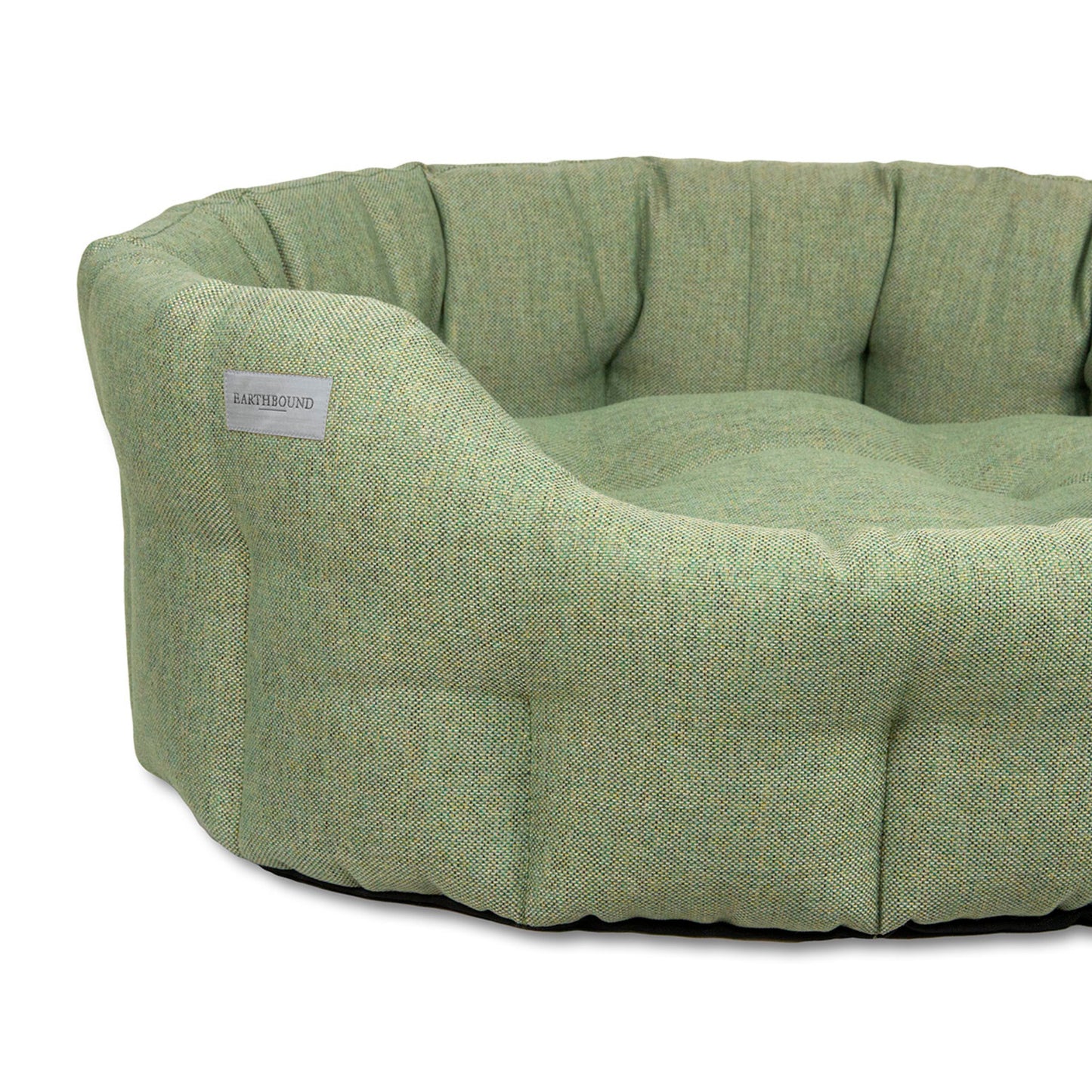 Earthbound Round Marlow Bed Moss Green