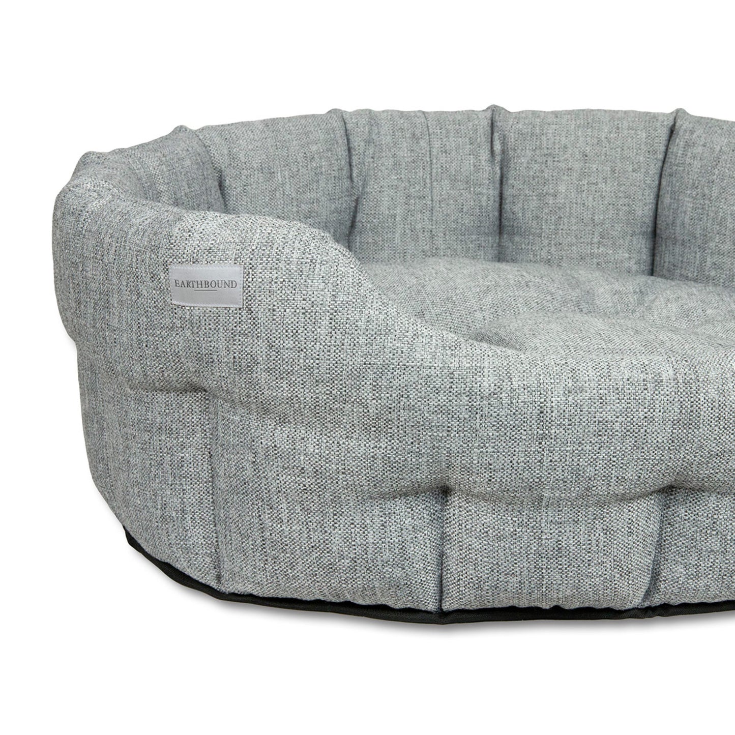 Earthbound Round Banbury Bed Pave Grey