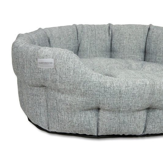 Earthbound Round Banbury Bed Pave Grey