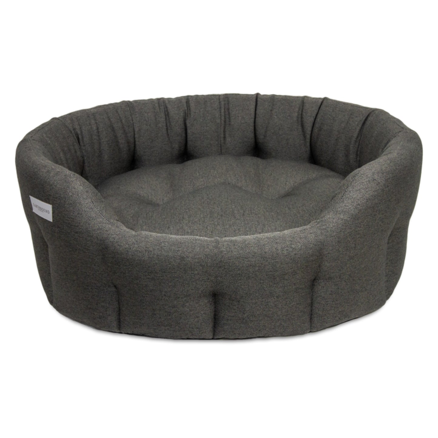Earthbound Round Camden Bed Pebble Grey