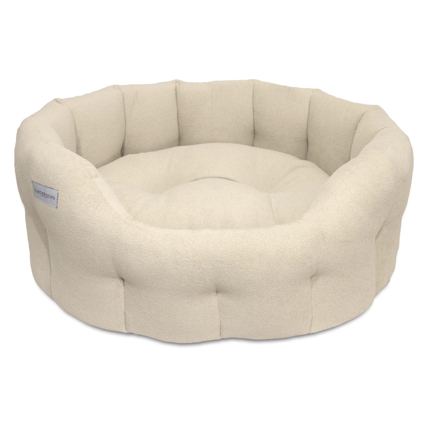 Earthbound Round Devon Bed Ivory Pearl