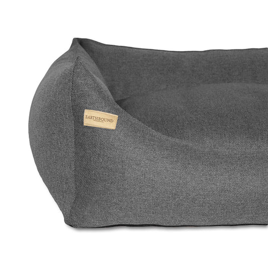 Earthbound Rectangular Removable Cover Morland Bed Iron Grey