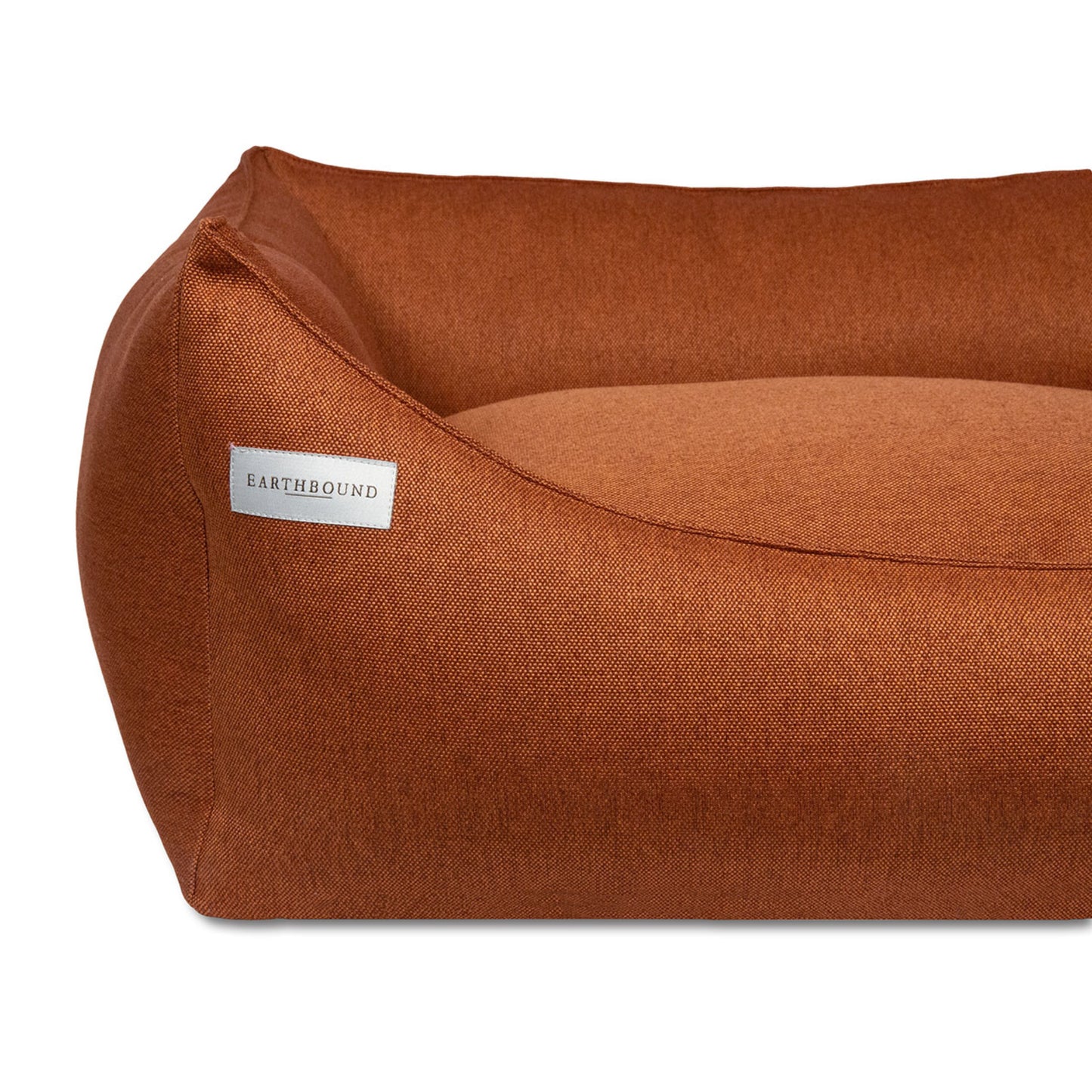 Earthbound Rectangular Removable Cover Camden Bed Burnt Orange