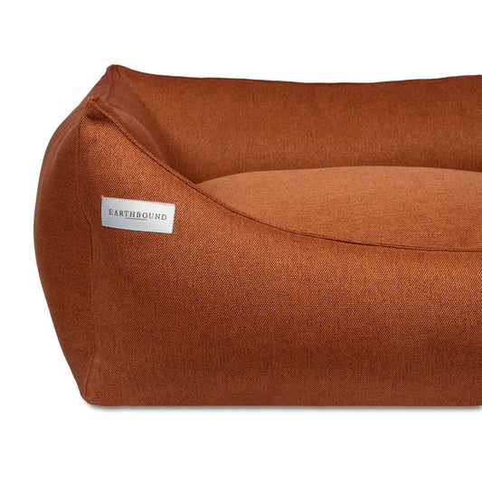 Earthbound Rectangular Removable Cover Camden Bed Burnt Orange