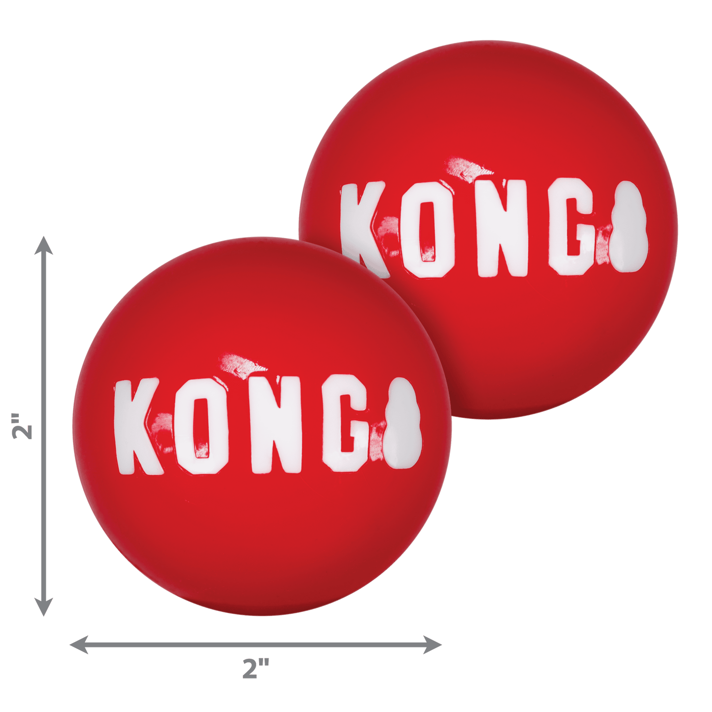 KONG Signature Balls Small 2pk