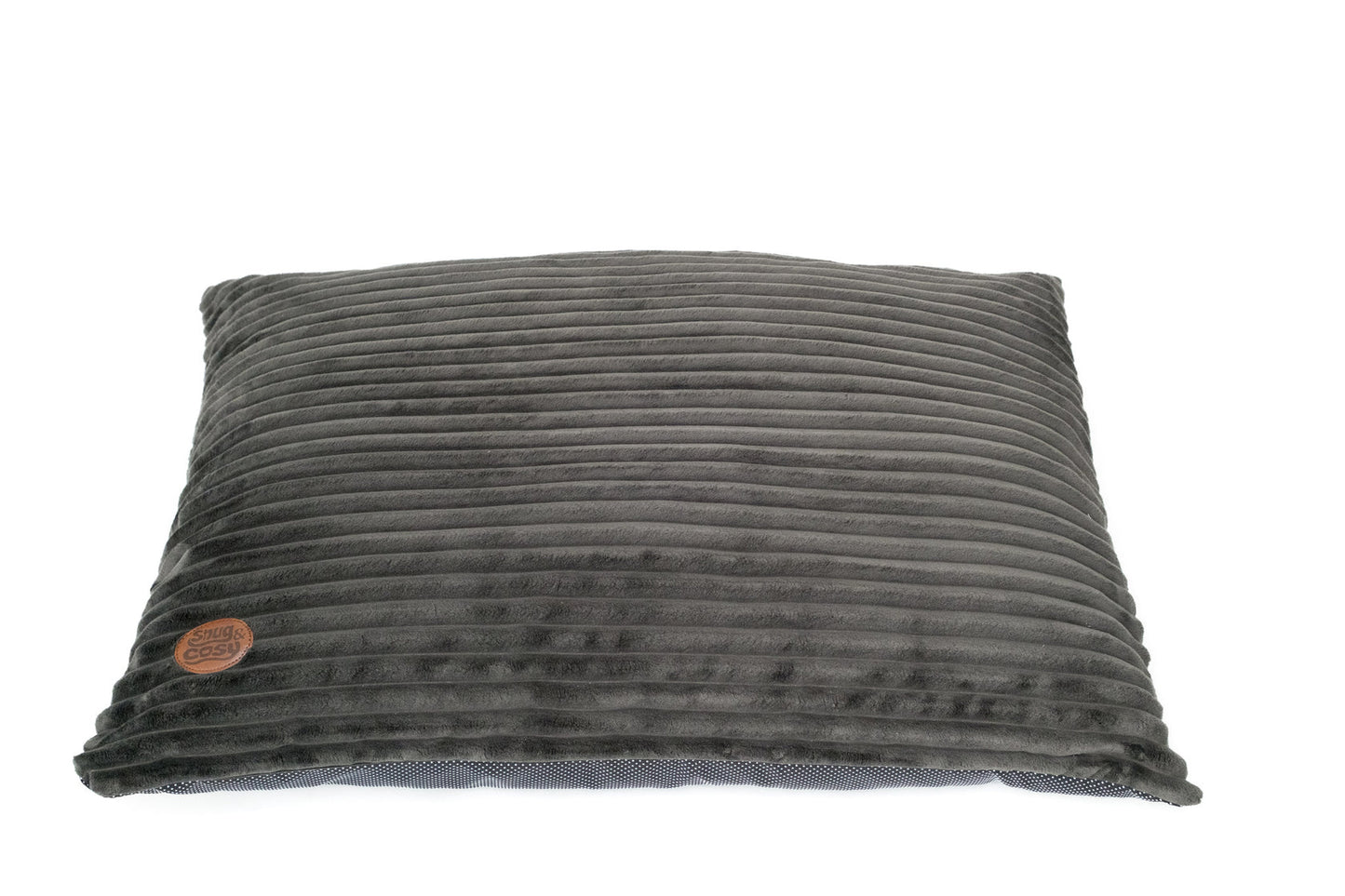 Snug & Cosy Alaska Faux Fur Charcoal Lounger Cushion
