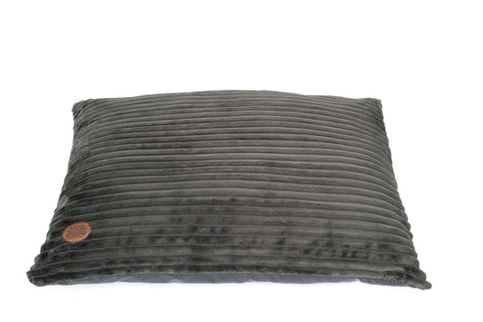Snug & Cosy Alaska Faux Fur Charcoal Lounger Cushion