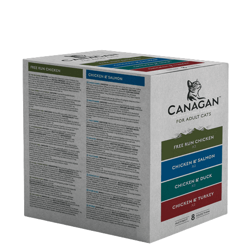 Canagan Wet Cat Food: Pouch Adult MultiPack 8x85g