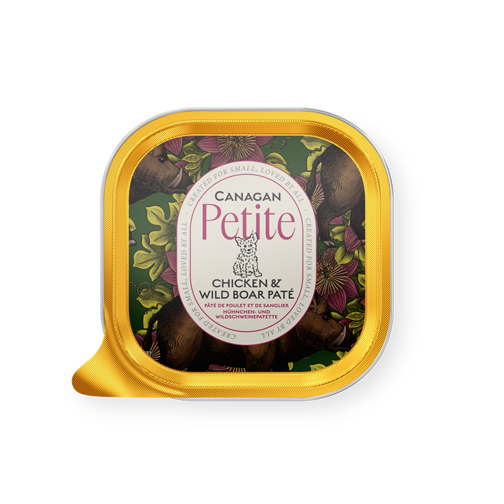 Canagan Wet Dog Food: Petite Chicken with Wild Boar Pate 100g