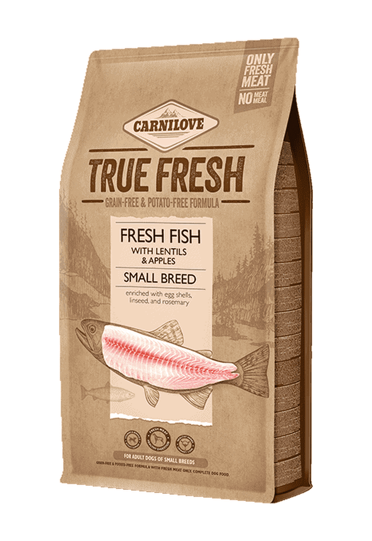 Carnilove Dog Food: True Fresh Adult Small Breed Fish 4kg