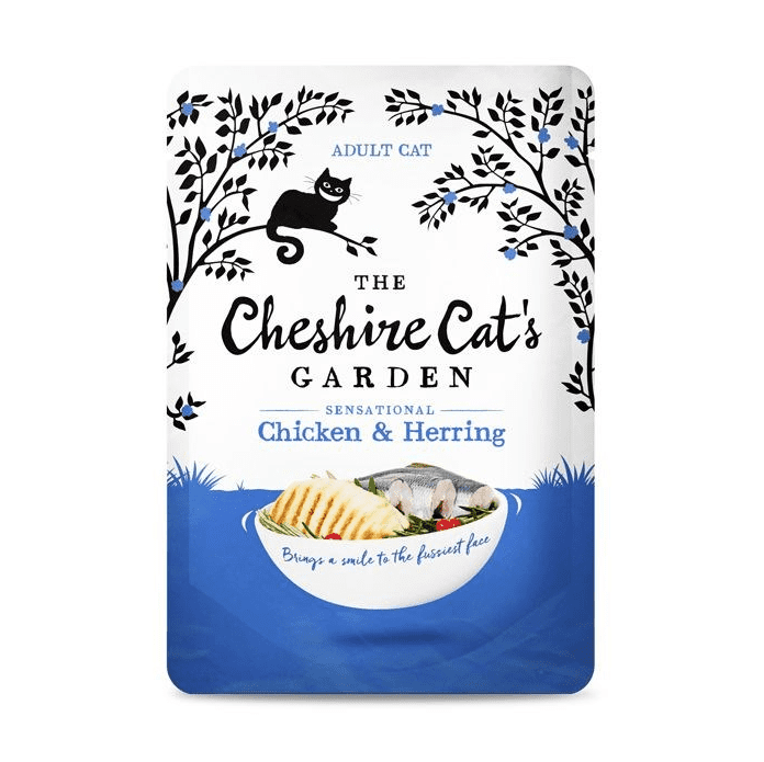 Cheshire's Cat Garden Cat Food: Adult Chicken & Herring 8x85g
