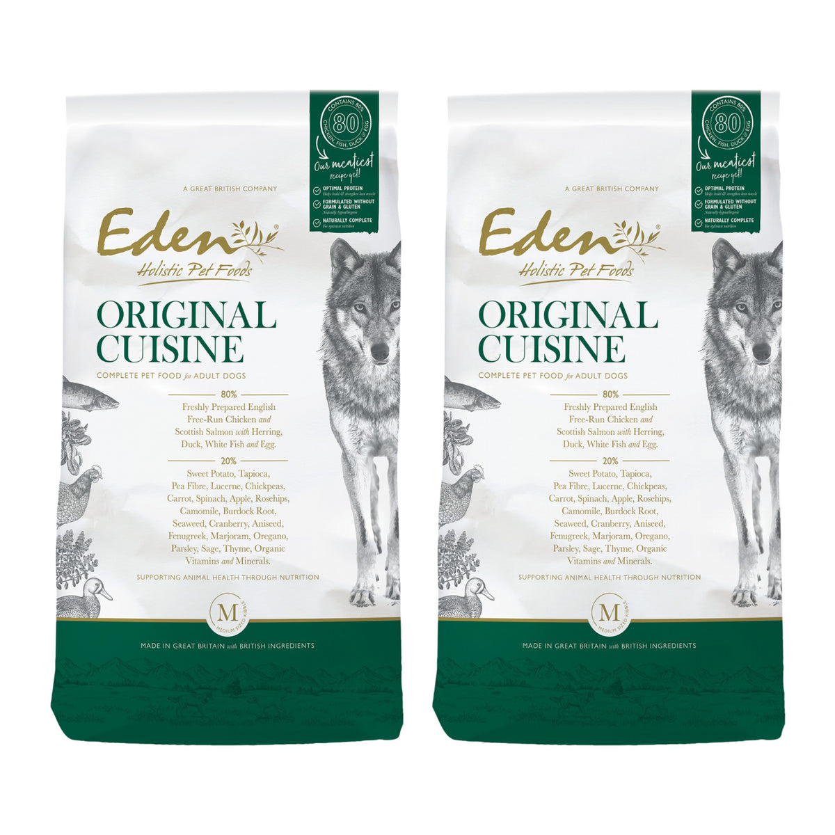 Eden Dog Food: 80/20 Original Cuisine Medium Kibble