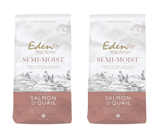 Eden Semi Moist Dog Food: Salmon & Quail