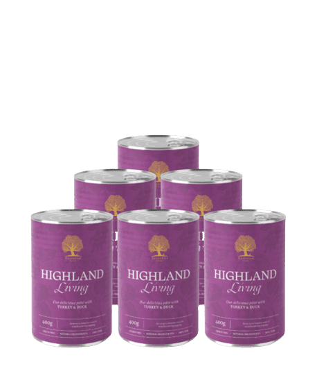 Essential Wet Dog Food: Adult Highland Living (Turkey & Duck) Pâté 6x400g
