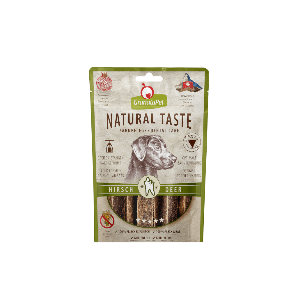 Granatapet Dog Treats: Natural Taste Elder Snack Dental Care Deer 90g