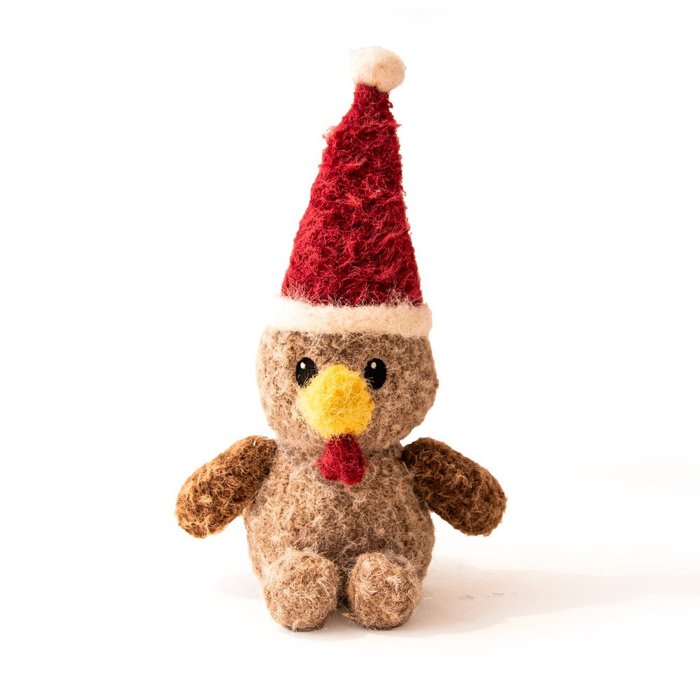 Great&Small Cosy Winter Wishes Turkey Dog Toy