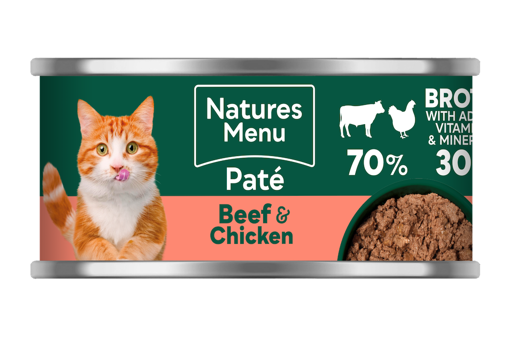 Natures Menu Wet Cat Food: Adult Beef & Chicken 85g