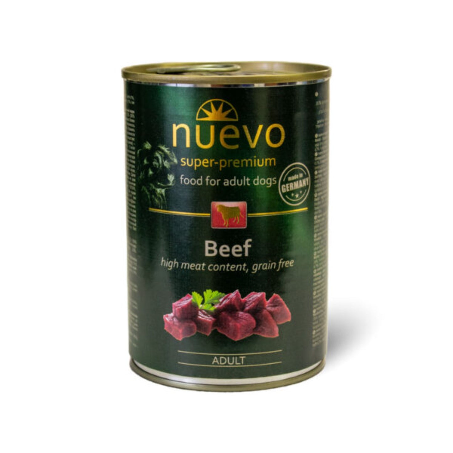 Nuevo Wet Dog Food: Adult Beef 400g