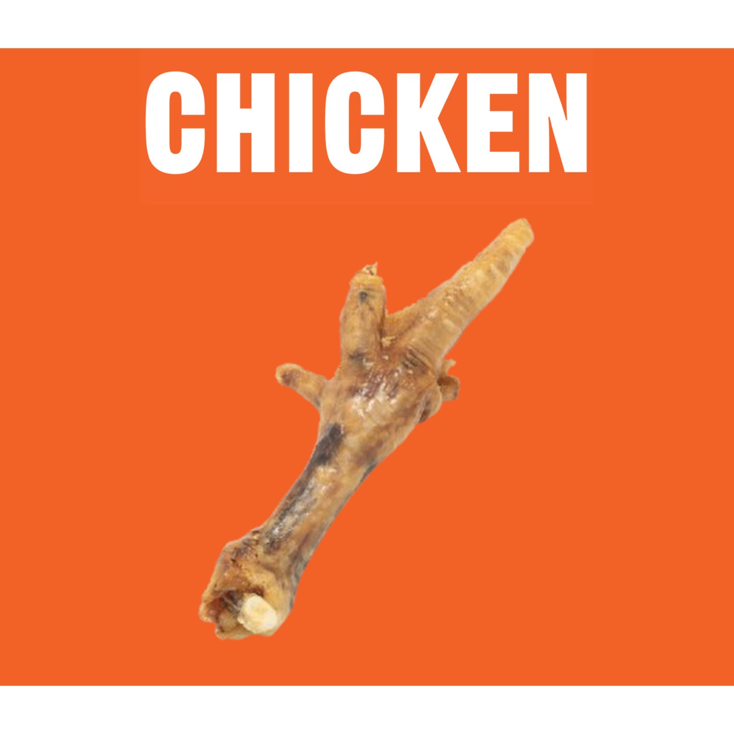 Natural Dog Treats Chicken Feet 1kg