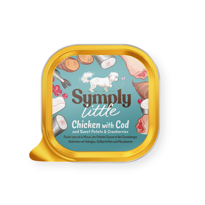 Symply Wet Dog Food: Little Chicken with Cod 100g