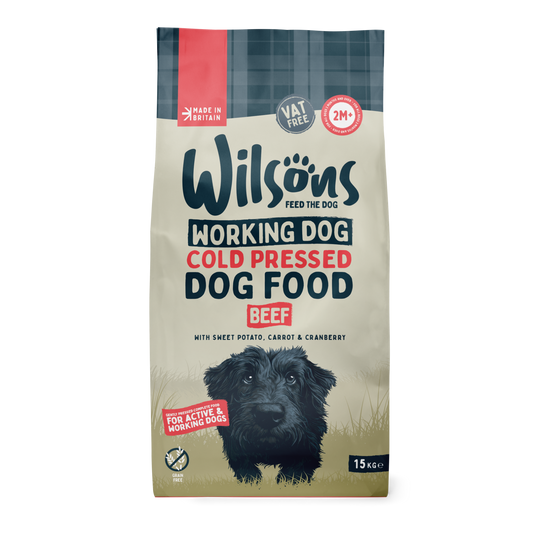 Wilsons Working Dog Food: Cold Pressed Beef 15kg
