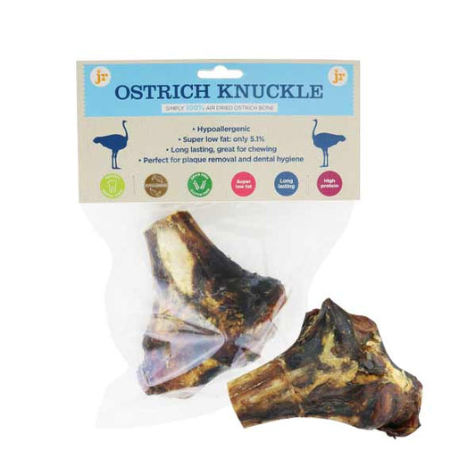 JR Pet Ostrich Knuckle Bone 1pk