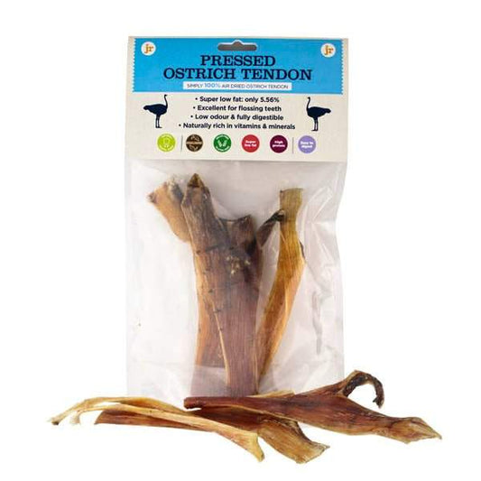 JR Pet Pressed Ostrich Tendon 3pk