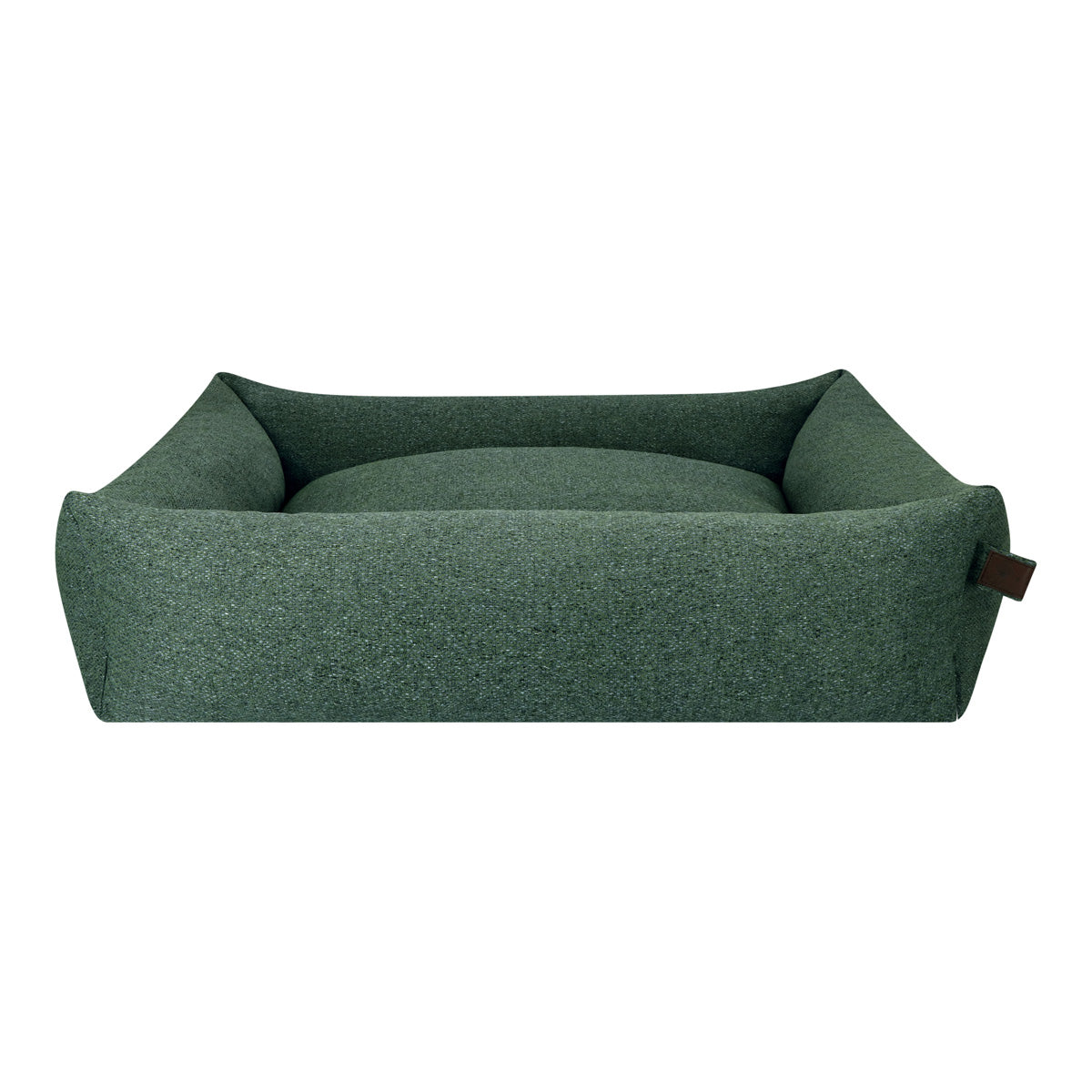 Fantail Origin Snug Botanical Green Basket Dog Bed (120cm x 95cm x 24cm)