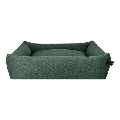 Fantail Origin Snug Botanical Green Basket Dog Bed (120cm x 95cm x 24cm)