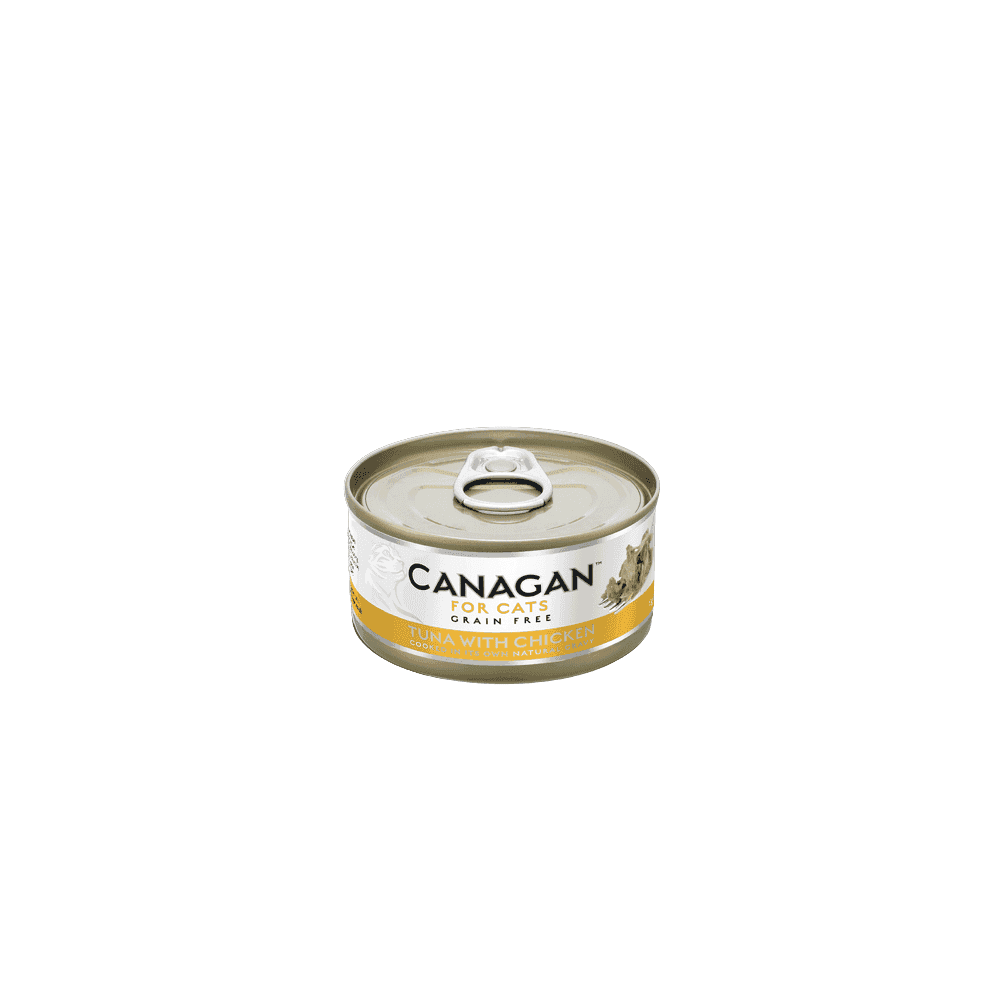 Canagan Wet Cat Food: Tins Tuna with Chicken 12x75g