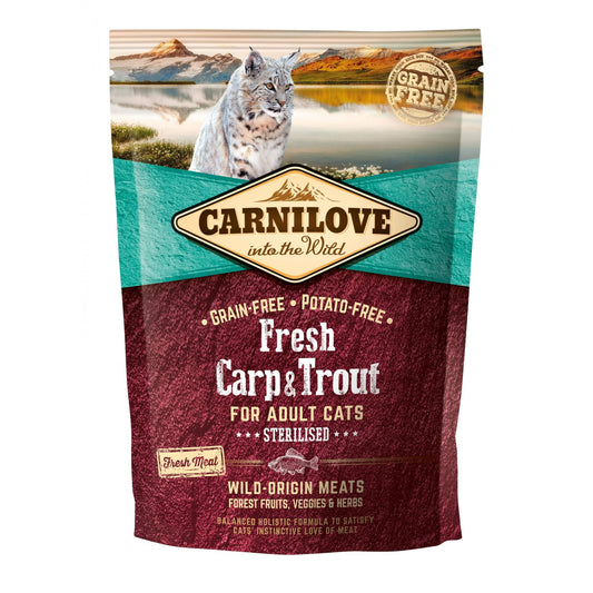 Carnilove Cat Food: Adult Fresh Carp & Trout