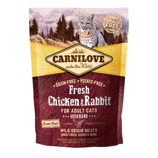 Carnilove Cat Food: Adult Fresh Chicken & Rabbit
