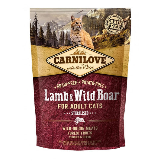 Carnilove Cat Food: Adult Lamb & Wild Boar