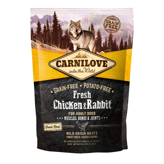 Carnilove Dog Food: Adult Fresh Chicken & Rabbit